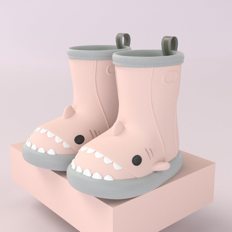 Chaussures de requin Bottes de pluie pour enfants