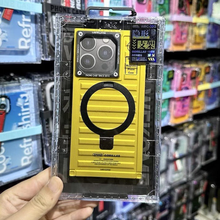Caixa de telefone de suporte magnético criativo quadrado