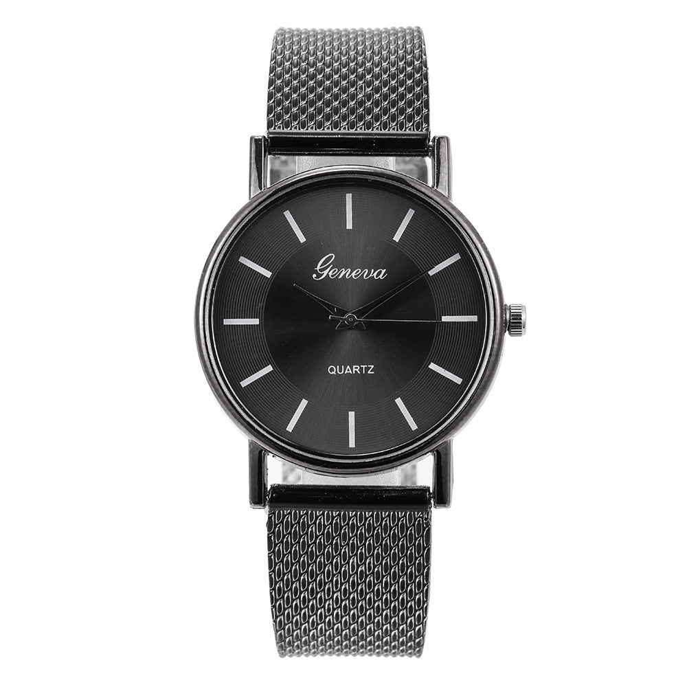 Mesh Quartz Par Neva Watch Female