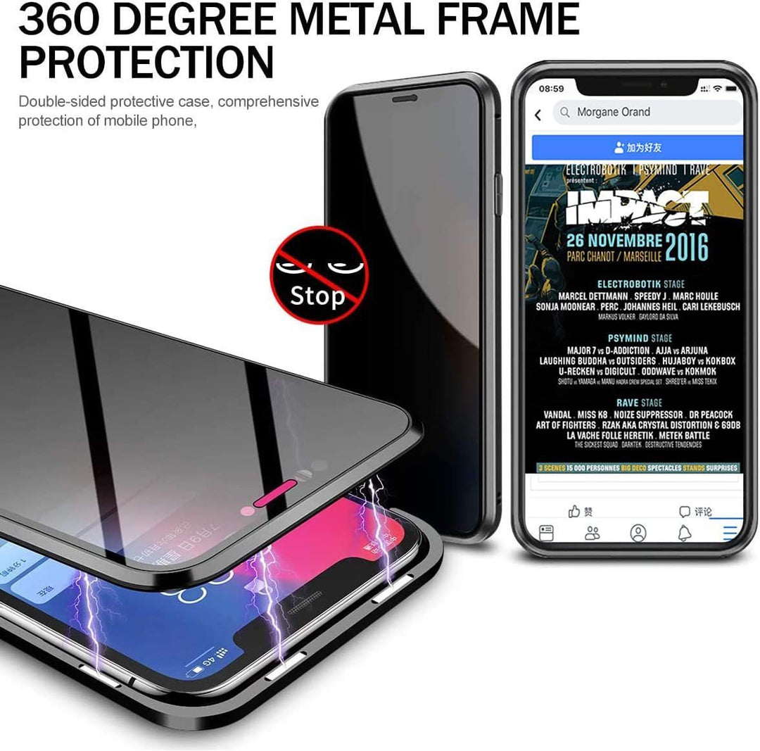 Metal Frame High-definition Anti Peeping Protective Cover