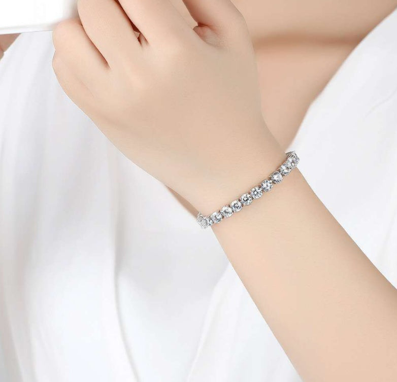 Bracelet de tennis en zircone cubique et bracelets pour femmes cadeaux de Noël nouveaux bijoux de lady