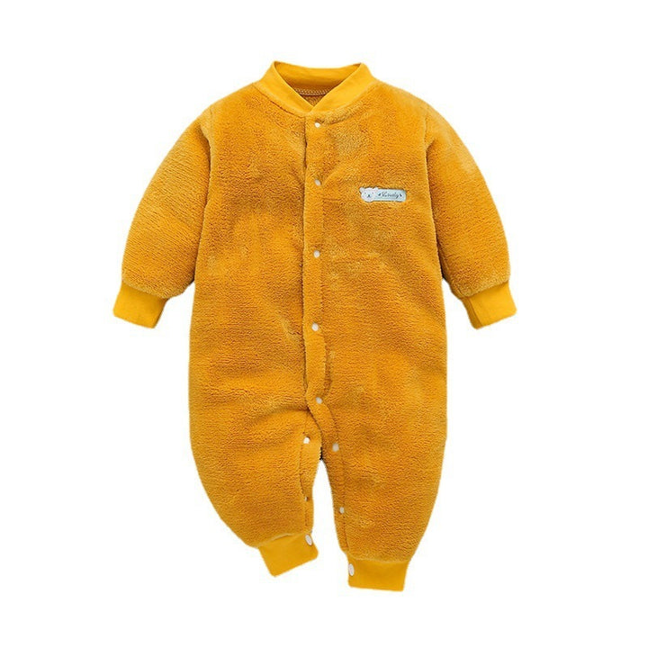 Jesienna zima zagęszczone ubrania dla niemowląt
