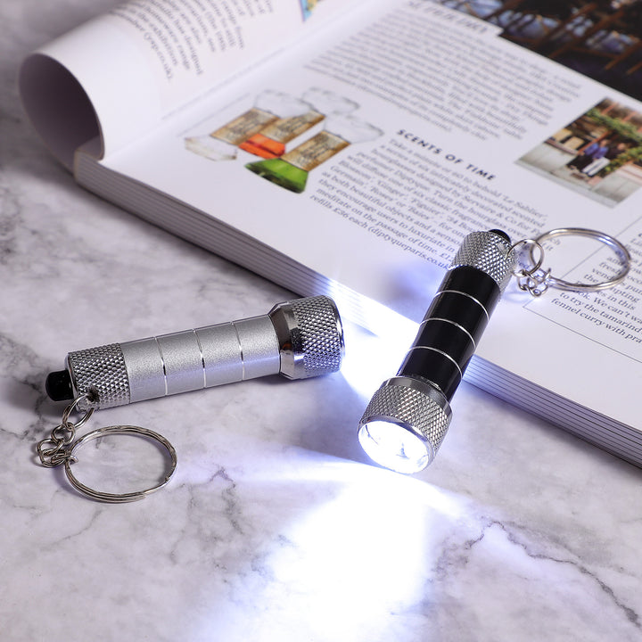 Mini Keychain Light Emergency Night Light Camping zaklamp draagbare LED Torch aluminium sleutelhanger