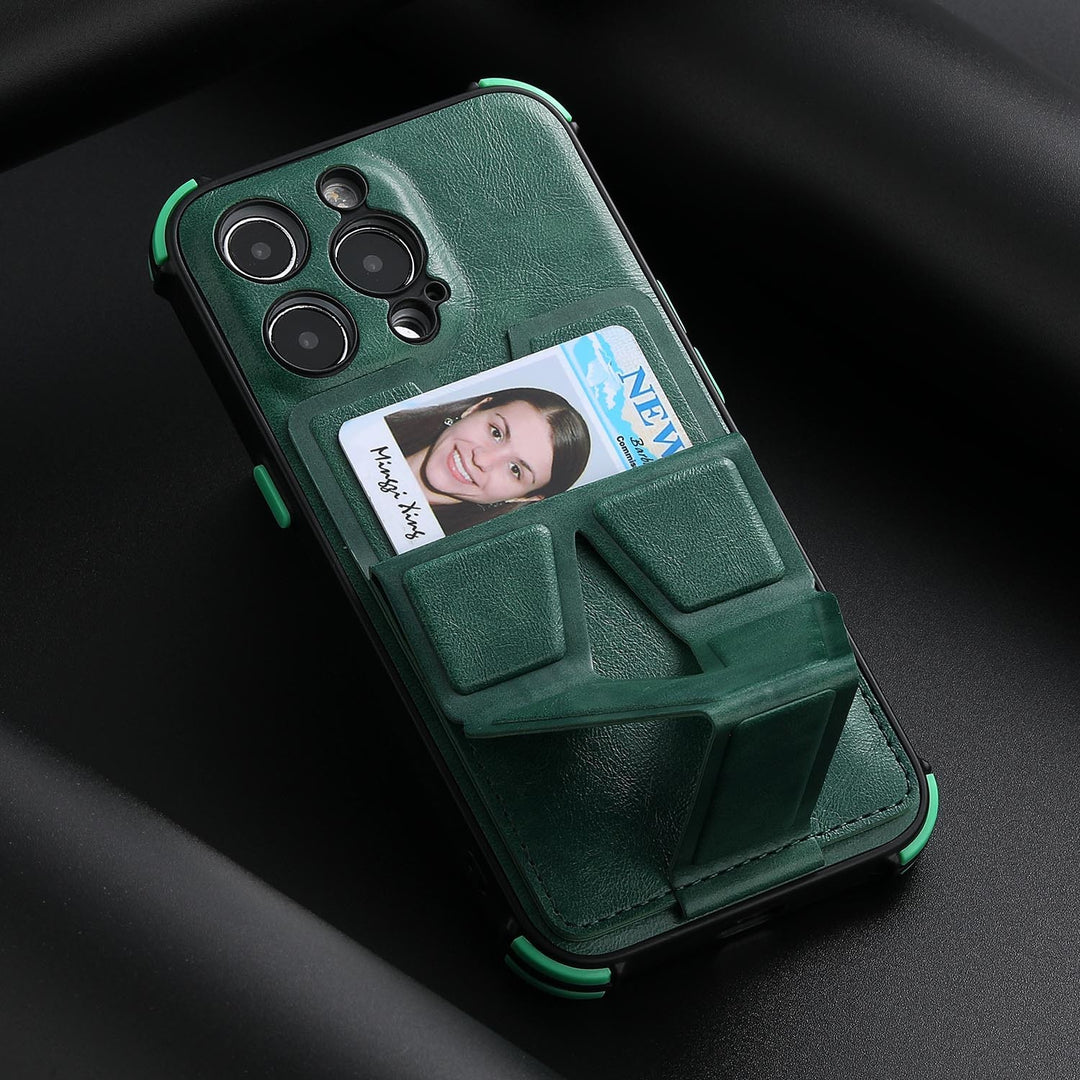Mobiltelefon Case Card Protective Sleeve med brakett