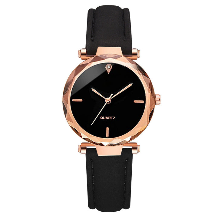 Bekijk een eenvoudige riem Watch Quartz -horloge -armbandpak