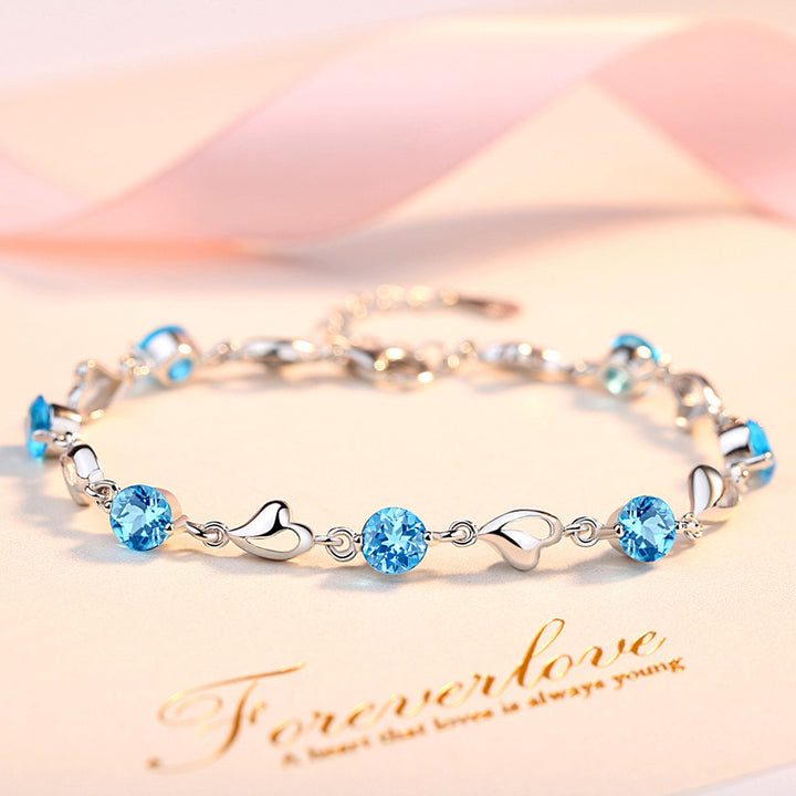 Tanabata Valentijnsdag Gift Bracelet Silver Jewelry