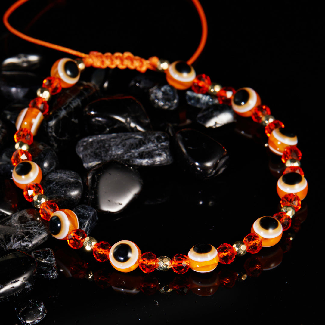 Pulsera de relevo de cristal ocular pulsera ajustable