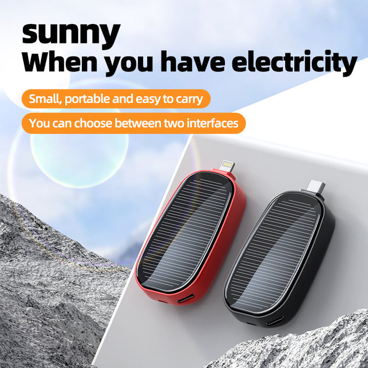 Mini sürgősségi napenergia -töltőegység hordozható vezeték nélküli tápegység
