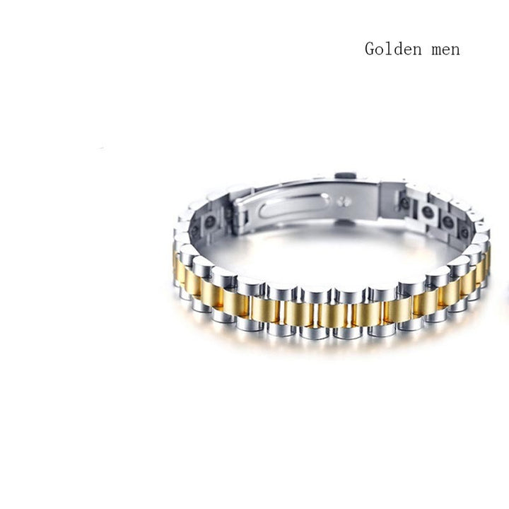 Bracelet aimant en acier en titane de mode pour hommes et femmes