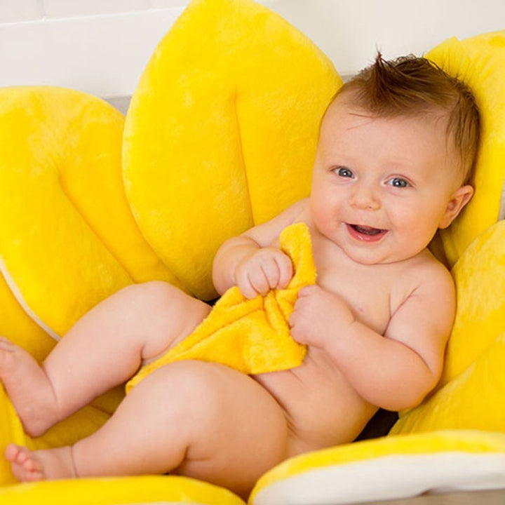 Girasol para baño de bebé, alfombra de girasol