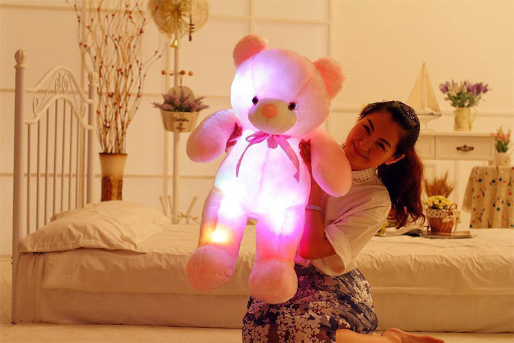 Creative Light Up LED en peluche en peluche Animaux en peluche Toy Colorful de Noël Bélier Bélier pour les enfants
