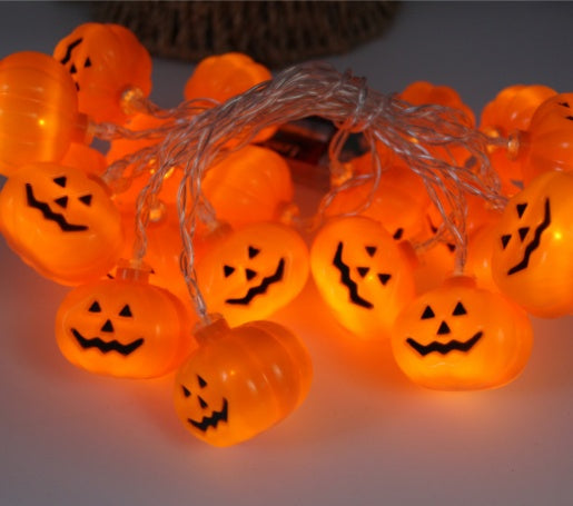 Halloween Dekoration Kürbis Licht LED -Schnur Lichter Laterne
