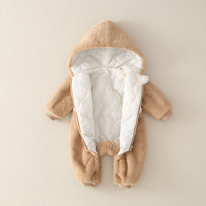 Salopeta bebelușului pentru sală de bumbac îngroșată de iarnă haine pentru bebeluși
