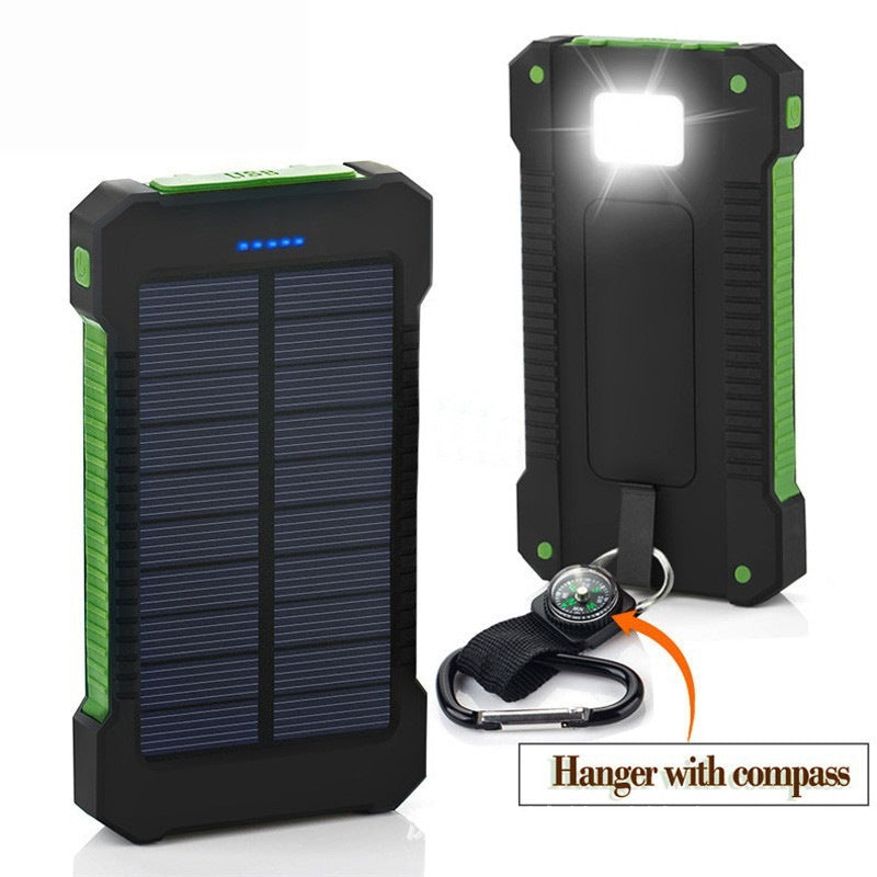 Luces de campamento de cargador solar de teléfono móvil universal ultra delgado