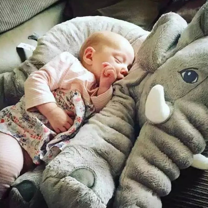 Olifant poppen kussen baby comfort slaap met