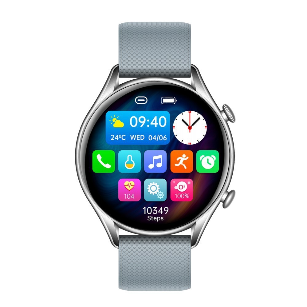 KT60 Smart Watch 139 HD Pantalla redonda Bluetooth llamando a pago fuera de línea Asistente de voz impermeable pulsera deportiva