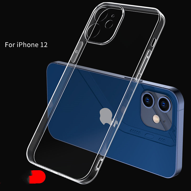 Compatibil cu Apple, compatibil cu Apple, iPhone 12 carcasă silicon anti -drop transparent