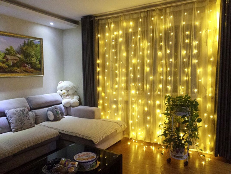 Weihnachts -LED -Vorhanglichter