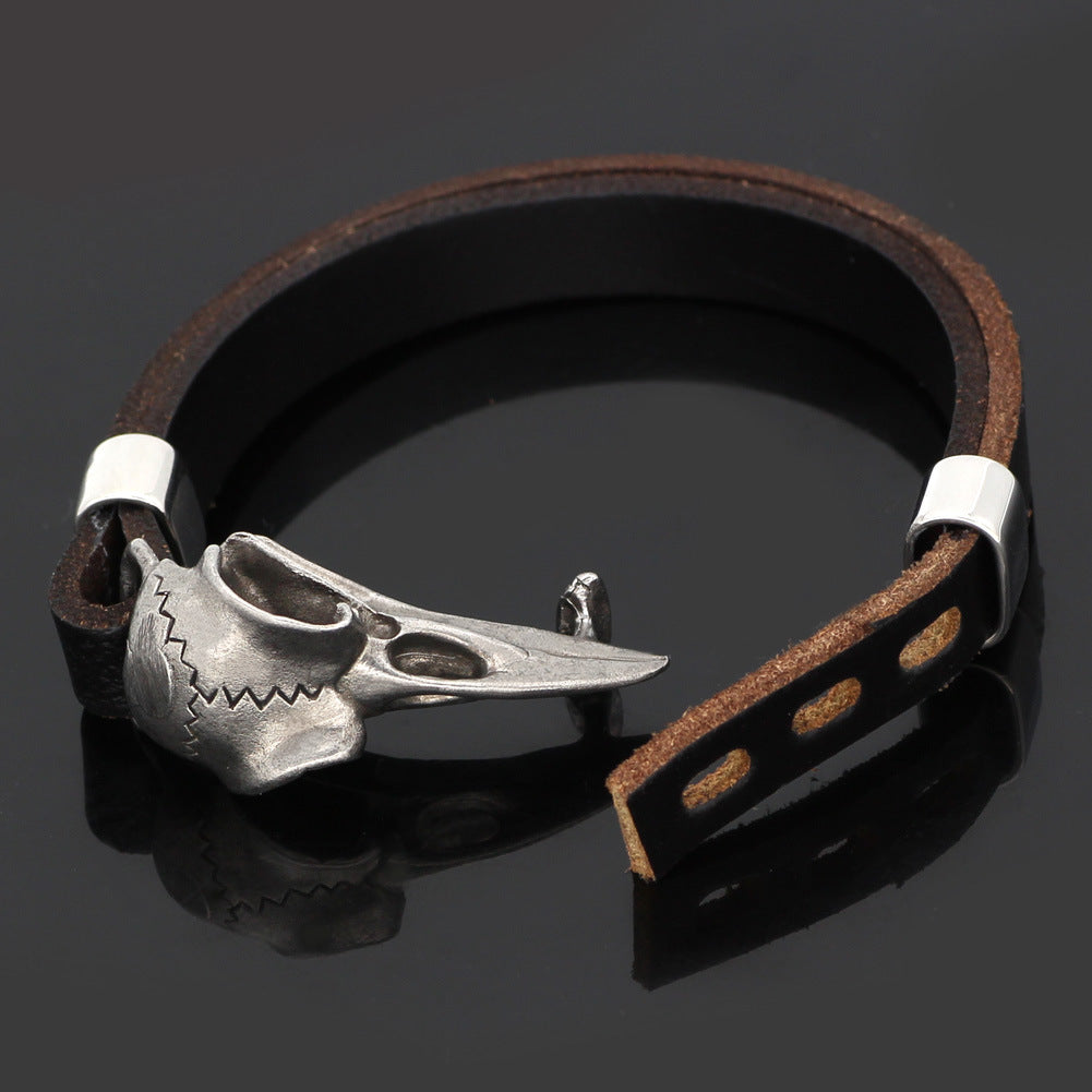 Viking armband piraten schedelarmband