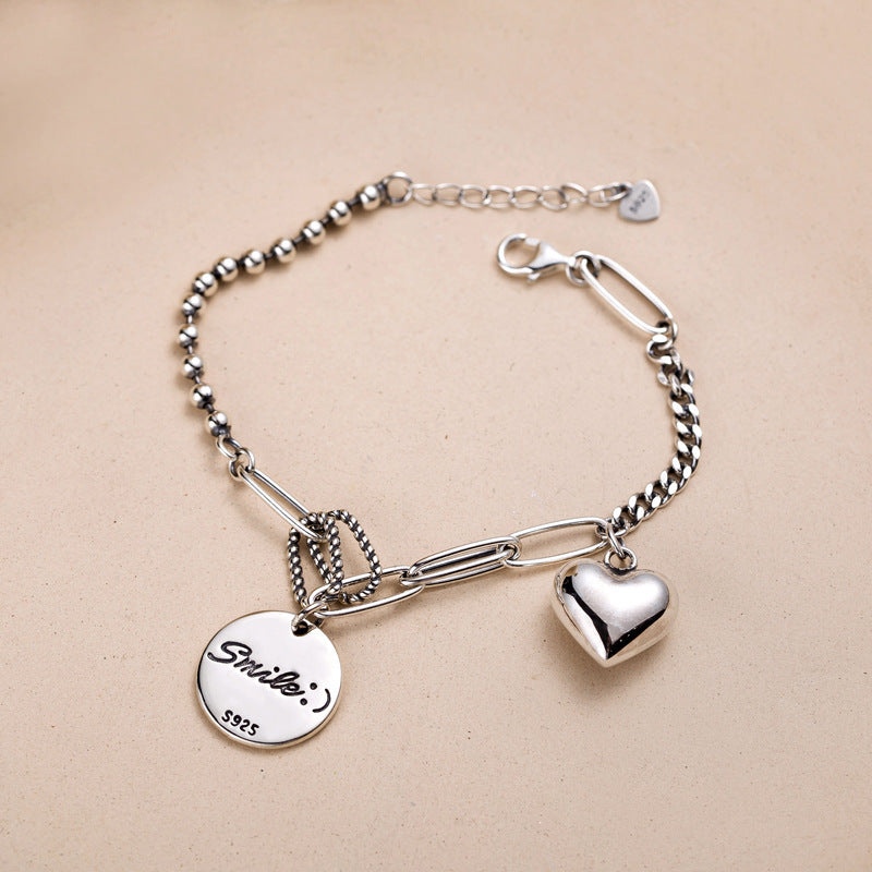 Love letter smile round card chain