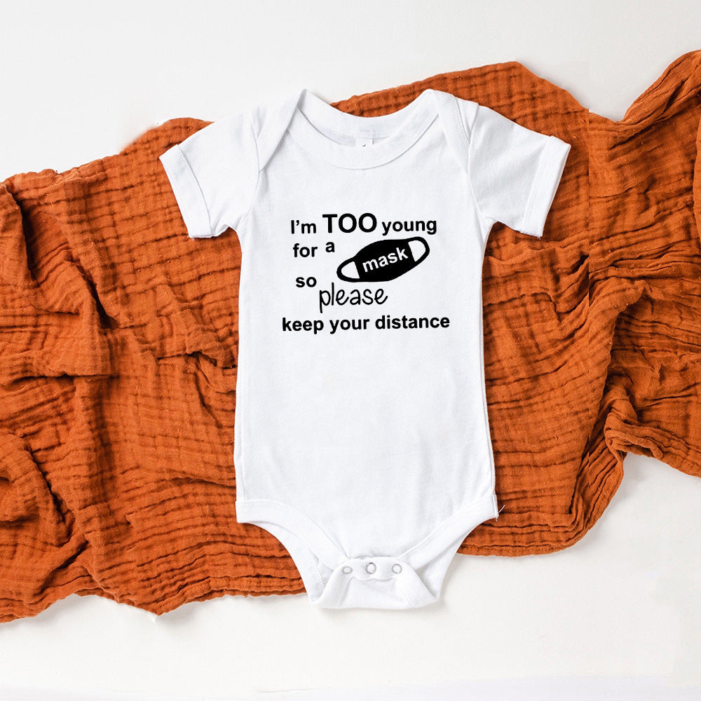 Klettern Kleidung kreativer Baby -Strampler -Jumpsuit mit kurzen Ärmeln