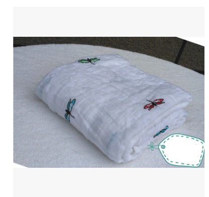 Katoenen gaasdeken baby deken mousseline katoenen quilt quilt quilt pasgeboren gaas zak handdoek