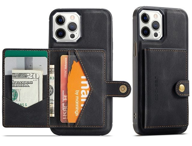 Kompatibel mit Apple, Multifunktionaler Magnetkartenhalter Mobiltelefon Hülle iPhone12pro Max Münzgeldbeutel