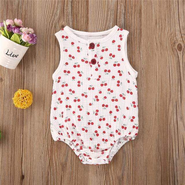 Infant Baby One-Piece Romper Sweat-Absorbent And Breathable Triangle Romper