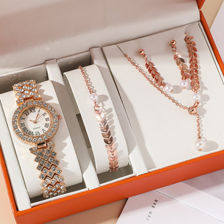 Breathnaíonn Diamond Women Faisean Só Faisean Grianchloch Bracelet Watch Watch do Mhná