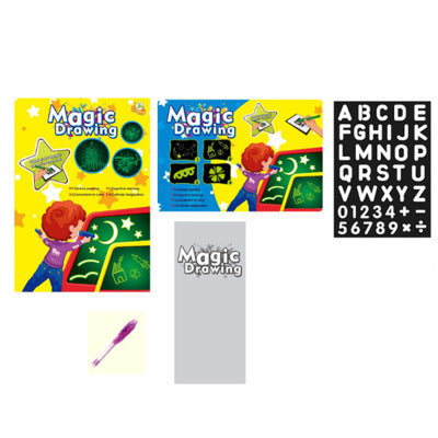 Oktatási játékrajz Pad 3D Magic 8 Light Effects Puzzle Board Sketchpad