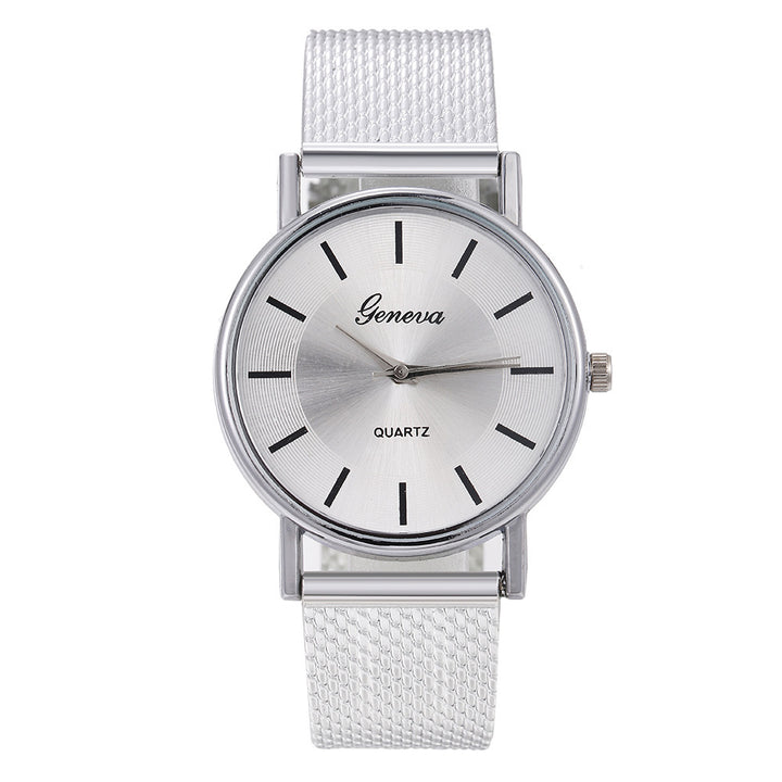 Mesh Quartz Par Neva Watch Female