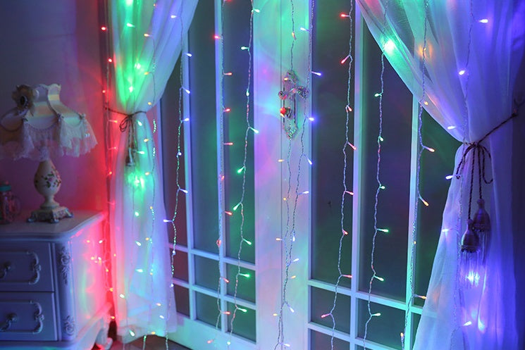 Feux de rideau à LED de Noël