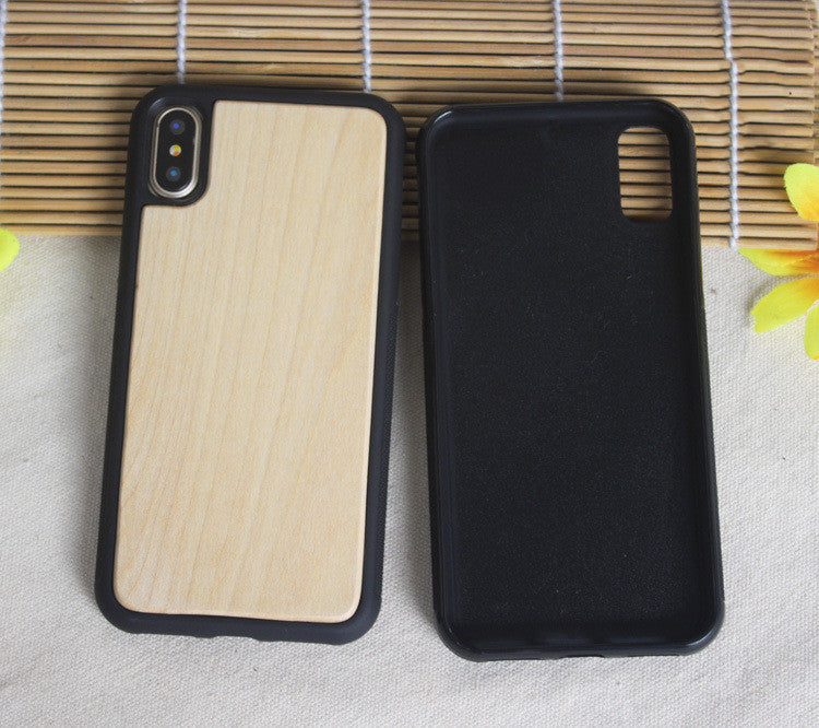 Case en bois TPU Case de téléphone