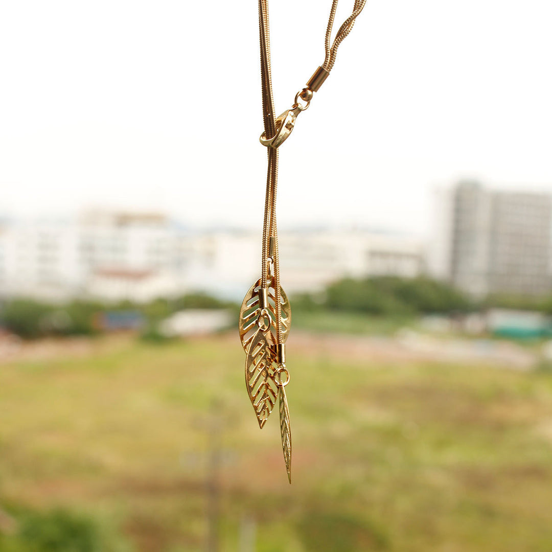 Wire Mesh Alloy Bracelet Hollow Leaf Bracelet