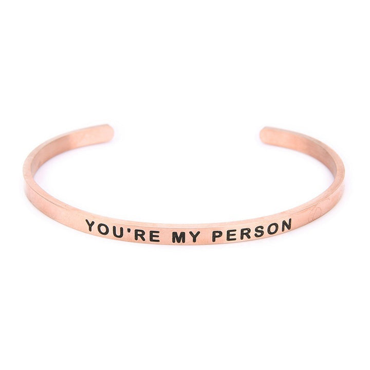 Tu es mon bracelet de lettrage