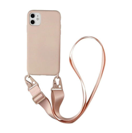 Compatible avec Apple ,  Couleur solide simple adaptée à la lanière de la sangle de sangle de sangle de téléphone mobile