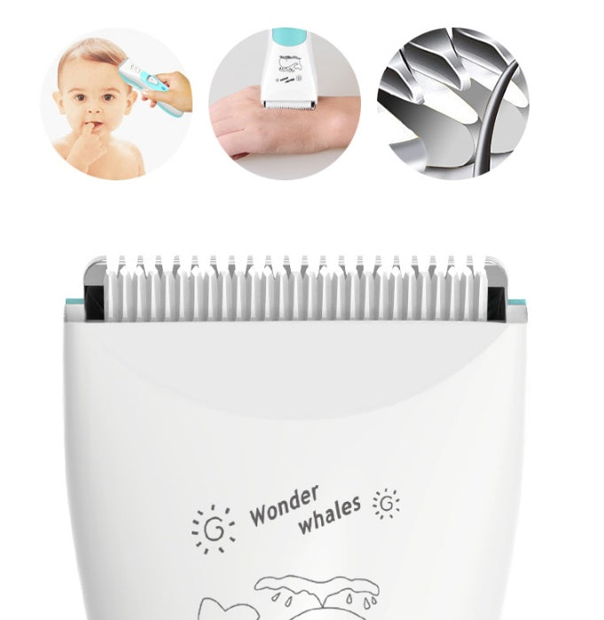 Baby elektrisk hårklipper usb oppladbar vanntett hårtrimmer