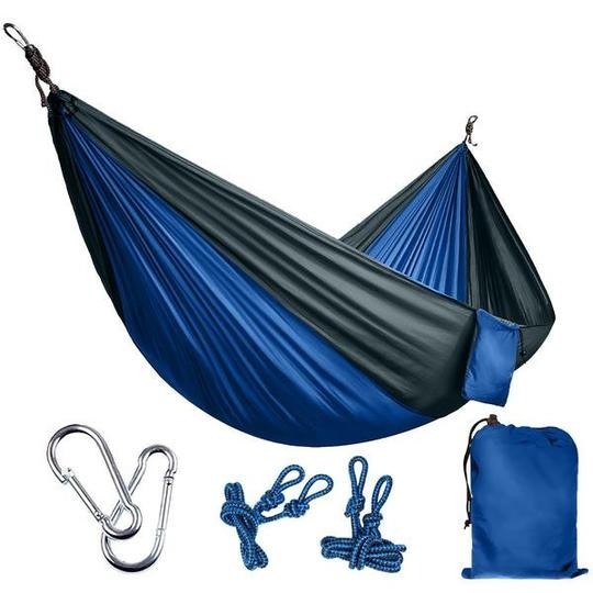 Hamac à dos de sac à dos - parachute en nylon portable double hamac extérieur parachute