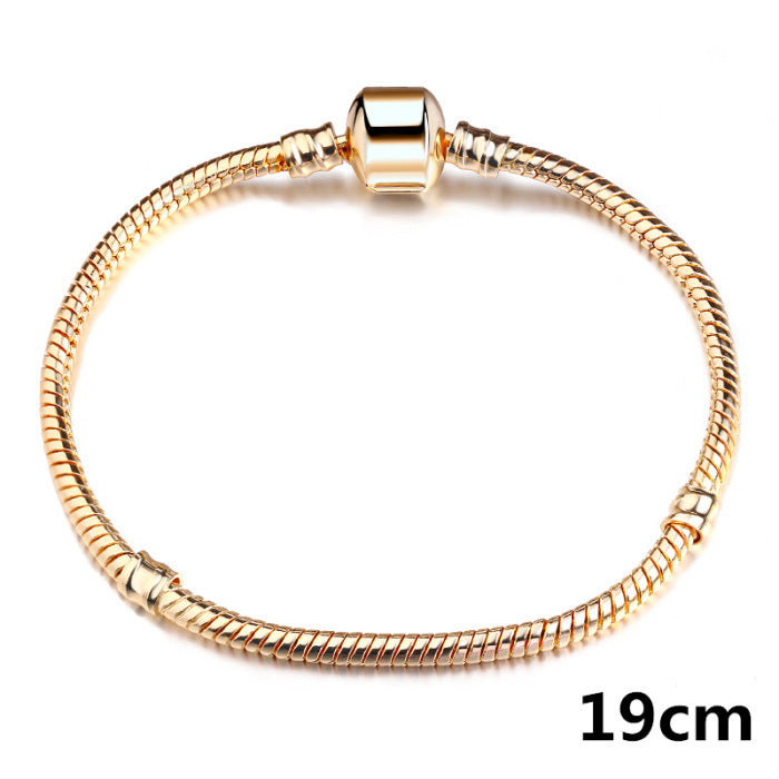 Bracelet en cuivre pur de la chaîne de serpent