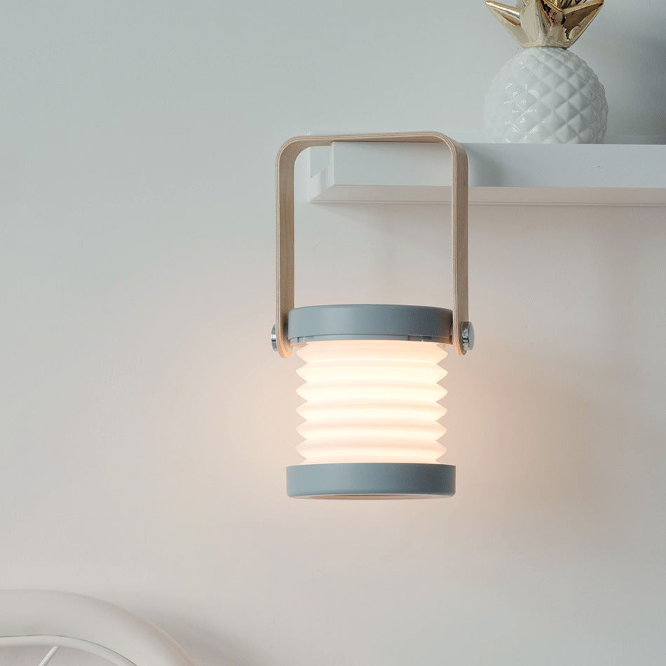Сгъваемо докосване на димируемо четене LED нощна светлина преносим фенер лампа USB презарежда се за декор на дома
