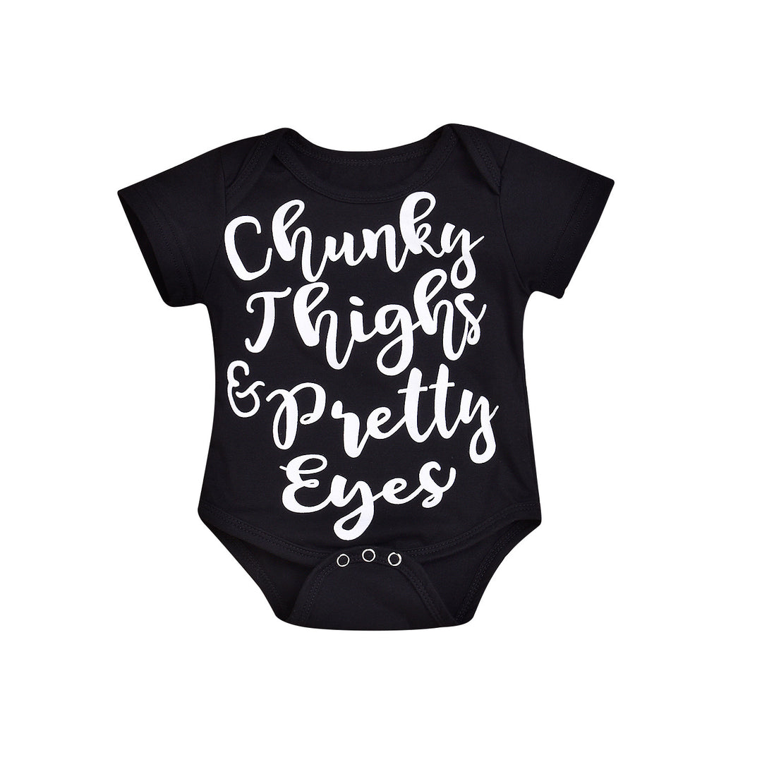 Chunky et jolie Summer Summer Toddler Baby Girl Boys Boys Raiper Sans manchettes imprimées Toies de combinaison