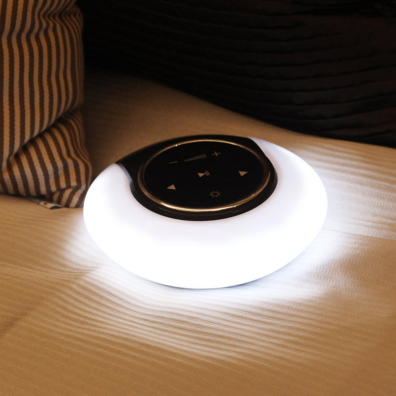 Creative Bluetooth subwoofer stereo difuzor stereo lampă de birou LED LED -ul fără picioare Lumina de atmosferă pliabilă