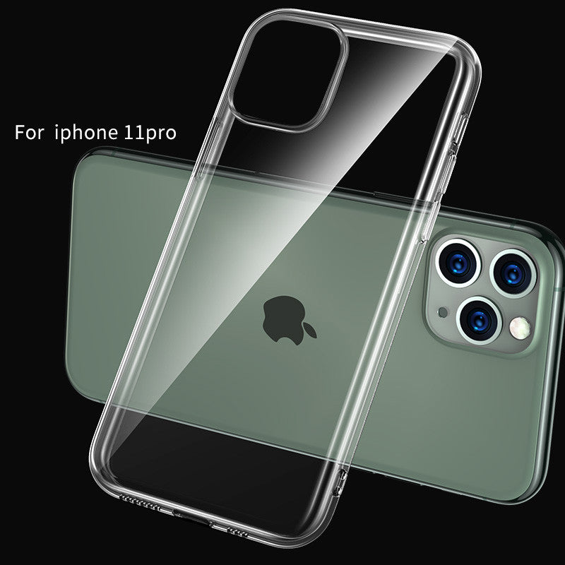 متوافق مع هاتف Apple، متوافق مع هاتف Apple، جراب iPhone 12 من السيليكون المضاد للسقوط شفاف