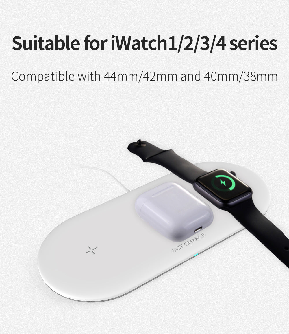 Compatibil cu Apple, telefonul mobil pe desktop Wireless care încărcă trei în unu iwatch încărcător