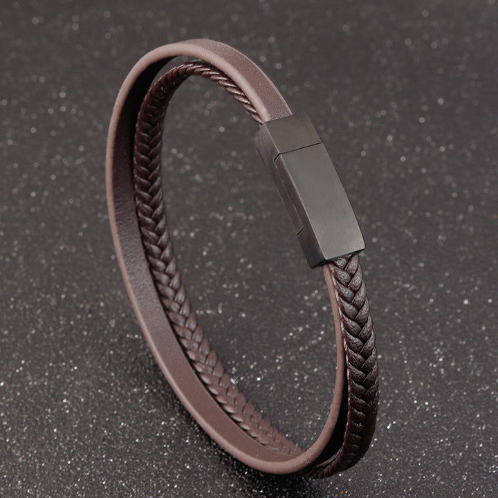 Bracelet en cuir bracelet en cuir simple bracelet en cuir masculin
