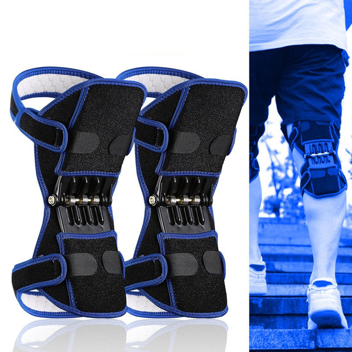 Brace ginocchio di alta qualità Patella Booster Spring Knee Brace Support per il booster del ginocchio sportivo squat alpinismo