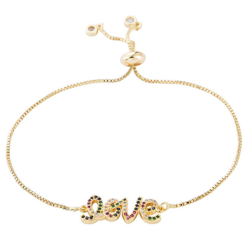 Letters Popular Simple Women's Bracelet