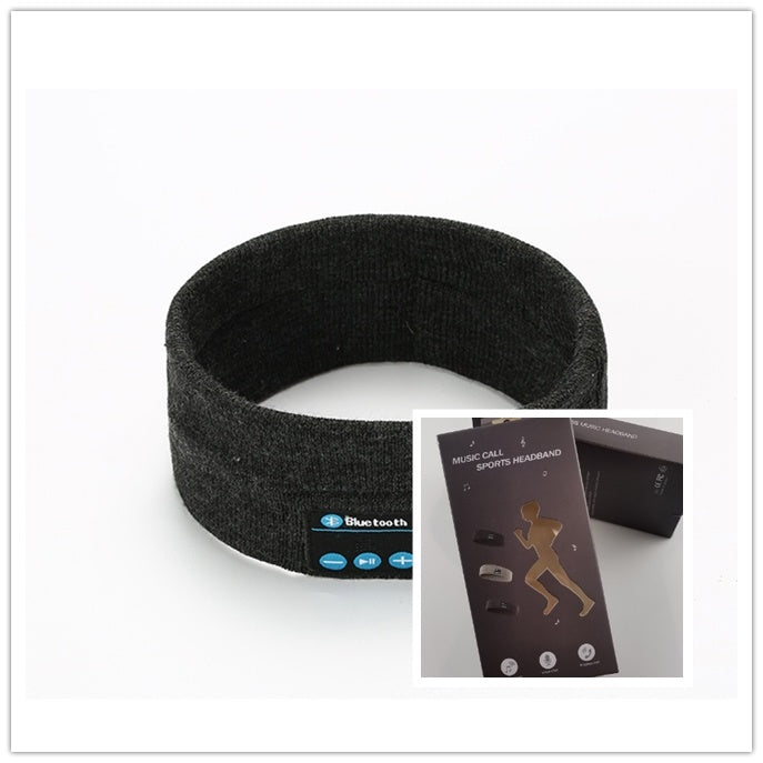 Trådlös Bluetooth pannband utomhus fitness yogaran pannband