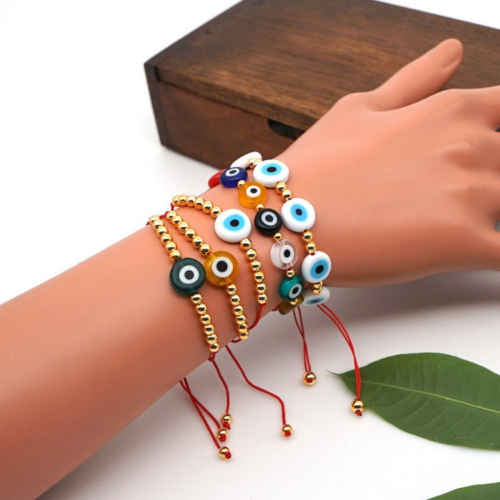 Pulsera étnica del ojo malvado