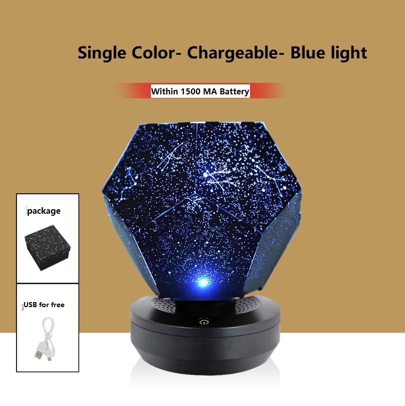 LED Starry Sky Projecteur Night Lights 3D Projection Night Lampe USB Charge Home Planetarium Kids Bedroom Decoration Salle Lighting
